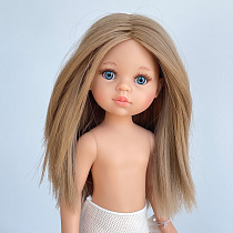 Кукла CARLA / Карла - блондинка с прямыми волосами, без челки, глаза голубые, без одежды, 34 см (Арт.14506)