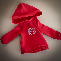 Худи на куклу Paola Reina 33 см, Красный, с матрешками