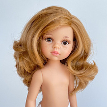 Кукла Наоми, рыжеватая блондинка с волнистыми волосами, без челки, глаза медовые, без одежды, 34 см, В ПИЖАМЕ(Арт.14224)