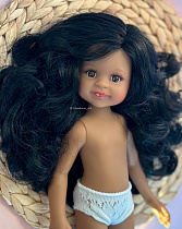 Кукла Клео с черными волосами, 34 см, без одежды (Арт.14837)