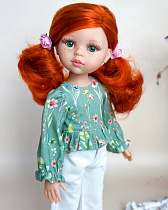 Укороченная  блузка для куклы Paola Reina 33 см, 3 расцветки