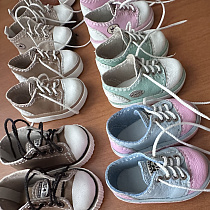 Кеды, декоративная прострочка, для Paola Reina, натуральная кожа