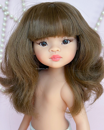 Кукла  Мали, азиатка, с челкой, без одежды, 34 см (Арт.14767)