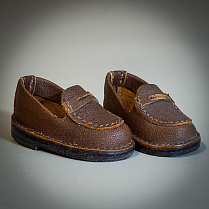 Мокасины для Paola Reina, натуральная кожа, коричневые