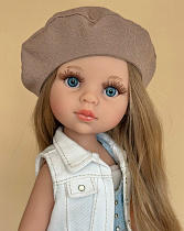 Берет на подкладе на куклу Paola Reina 33 см, цвета в ассортименте