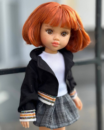 Кукла Лиза, рыженькая, каре, 34 см, НОВИНКА 2024 (Арт.04681)